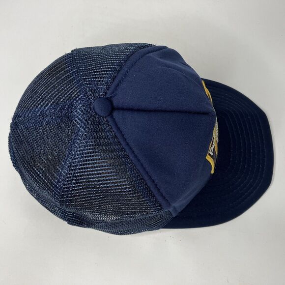 Vtg Pinkerton Inc Security Service Hat Cap Blue Mesh Snapback Embroidered Patch - Picture 7 of 10